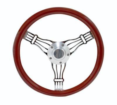14" Discord Light Wood Steering Wheel