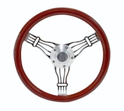 14" Discord Light Wood Steering Wheel