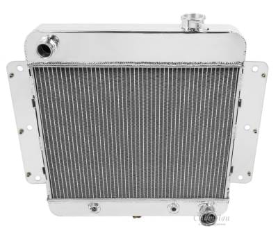 Champion Cooling Three Row All Aluminum Radiator for 1962 -1967 Chevy Nova Inline Six CC255