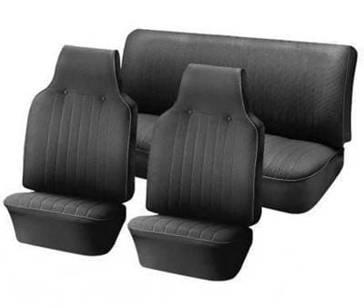 1968-69 VW Volkswagen Bug Beetle Sedan Original Style Seat Upholstery, Front and Rear