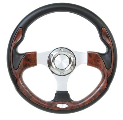 12.5" Burlwood Pursuit Classic II Performance Steering Wheel