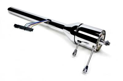 Ididit Universal 28" Tilt Floor Shift Steering Column - Chrome