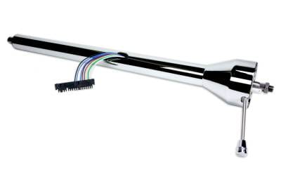 Ididit Universal 30" Straight Floor Shift Steering Column - Chrome