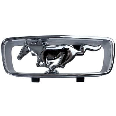 1966 Mustang Standard Running Pony Grille Corral - Chrome