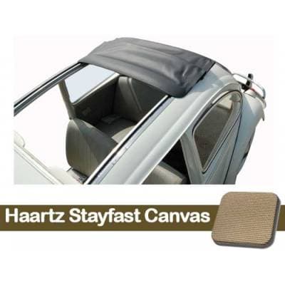 1956 VW Bug Sliding Ragtop Cover, Stayfast Canvas