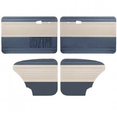 1949-1978 Bug, 2 Tone, Horizontal Panels, Front & Rear, with DS Pocket
