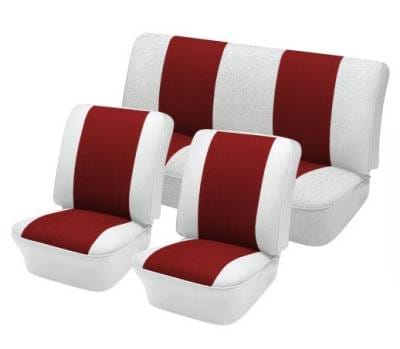 Front & Rear 12" Insert Upholstery, 1961-74 VW Type III, Notchback & Fastback, W/Armrest