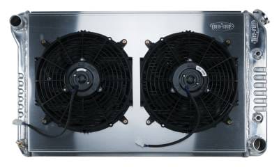 78-88 GM G-Body Aluminum Radiator And 12 Inch Dual Fan Kit AT (exc. GN) Cold Case Radiators