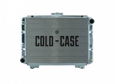 64 Galaxie Side Tank Aluminum Performance Radiator Automatic Transmission Cold Case Radiators