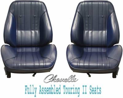 1969 Chevelle & El Camino Touring II Front Bucket Seats Assembled