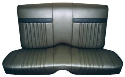 1968 Cougar Hardtop Front/Rear Bench Seat Upholstery - Decor Style