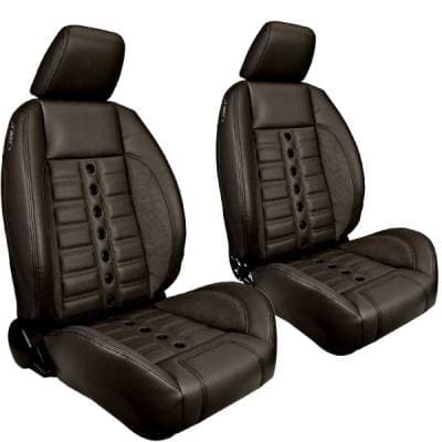 TMI Pro Series Sport XR Low Back w/Headrest Bucket Seats for Chevelle, El Camino