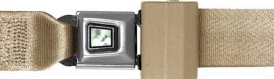 Tan Seatbelts, 72-1/4" long, Non-Retractable