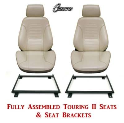 1969 Camaro Standard Touring II Front Bucket Seats Assembled