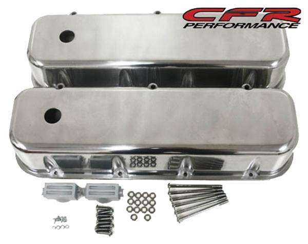 1965-95 CHEVY BIG BLOCK 396 427 454 502 TALL ALUMINUM VALVE COVERS Polished