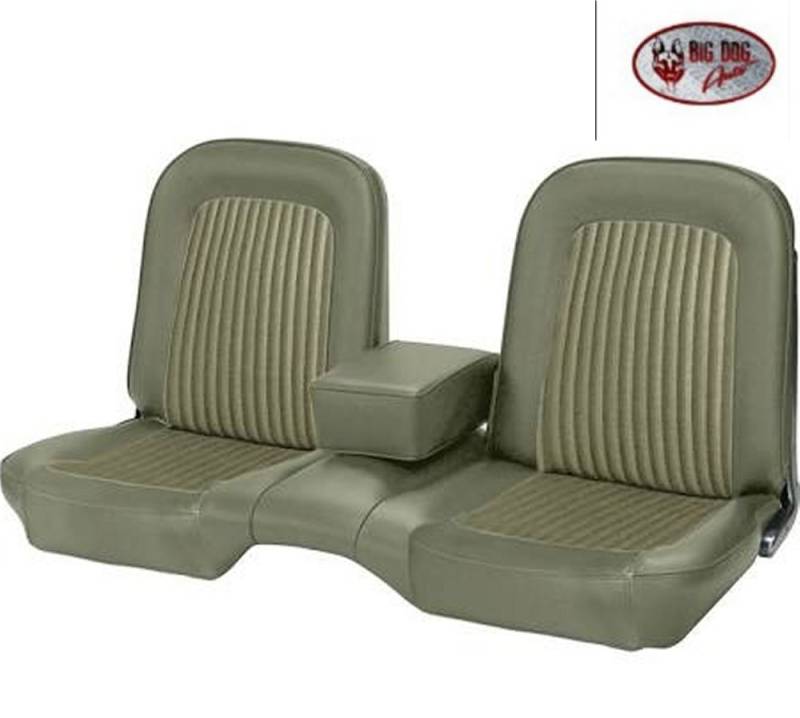 Standard Upholstery For 1968 Mustang Convertible W Bench Seat Front Rear - 68 Mustang Seat Covers