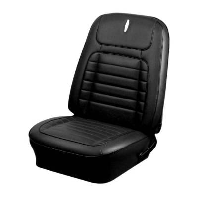 TMI Products - 1968 Camaro Deluxe Front Bucket and Rear Bench Seat Upholstery - Non-Folding Rear