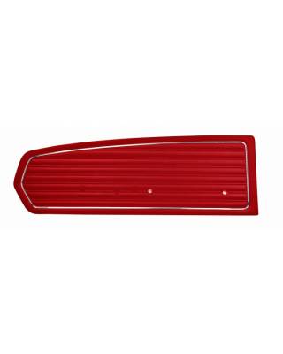 TMI Products - Standard Door Panels for 1968 Mustang Coupe, Convertible, 2+2 (Pair)