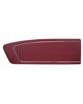 TMI Products - Standard Vinyl Door Panel (Pair) 1965 Mustang Coupe, Convertible, Fastback