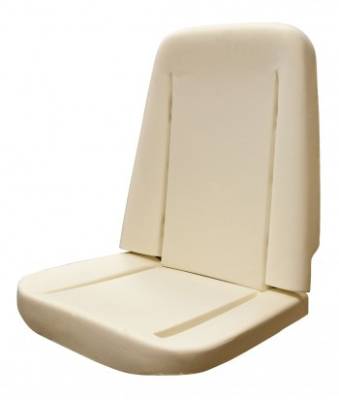 TMI Products - 1966 - 1972 Chevelle, El Camino Standard Bucket Seat Foam, Premium w/Wires