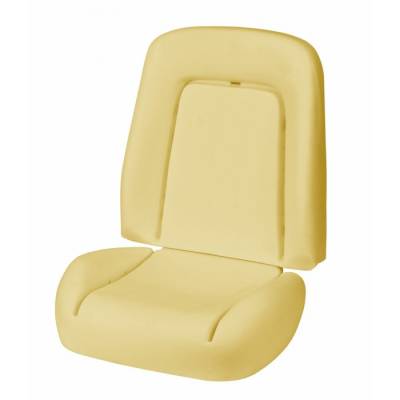 TMI Products - 1967 Camaro Coupe, Convertible Deluxe Sport Seat Bucket Seat Foam