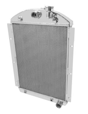 Champion Cooling Systems - 1941-1946 Chevrolet Pickup Truck Champion 4 Row Core All Aluminum Radiator MC4146CH