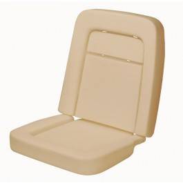 TMI Products - 1968 - 69 Mustang Front Bucket Seat Standard/Deluxe/Shelby Foam Seat Pad Set 