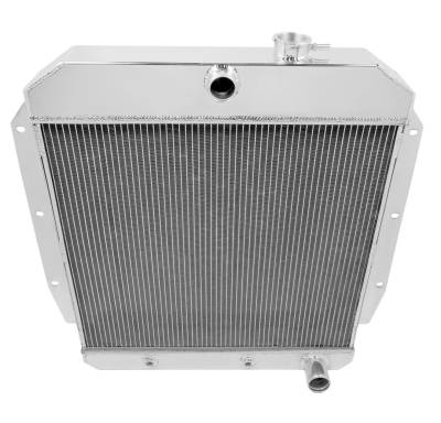 Champion Cooling Systems - Champion Three Row All Aluminum Radiator for 1955 to 1959 Chevy Pick Up CC5559