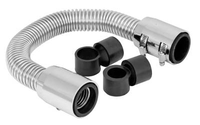 RPC - 36" Universal Chrome Radiator Hose Kit