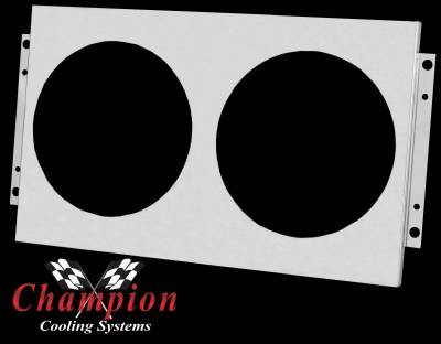 Champion Cooling Systems - Aluminum Fan Shroud FS338/379