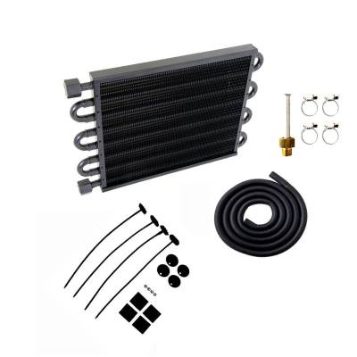 Big Dog Auto - TRANS OIL COOLER 10x15-1/2"-BLACK