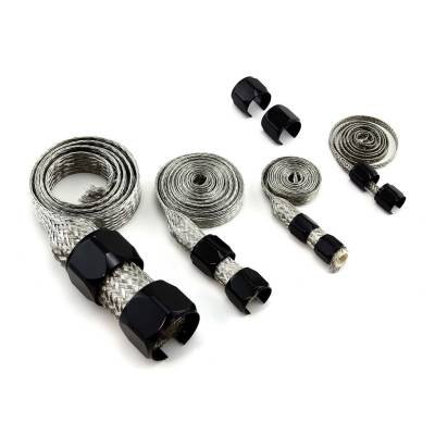 Big Dog Auto - Black Braided Hose Sleeve Kit