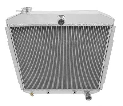Champion Cooling Systems - Champion Four Row Radiator for 1957-1960 Ford F-Series Truck w/Inline Six or Chevy Swap