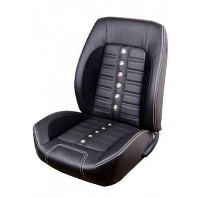 TMI Products - 1967 - 1968 Camaro Sport XR Premium Front Bucket and Rear Seat Upholstery, Non-Folding Rear