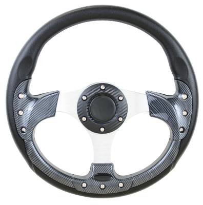 Forever Sharp Steering Wheels - 12.5" Pursuit Carbon Fiber Performance Steering Wheel