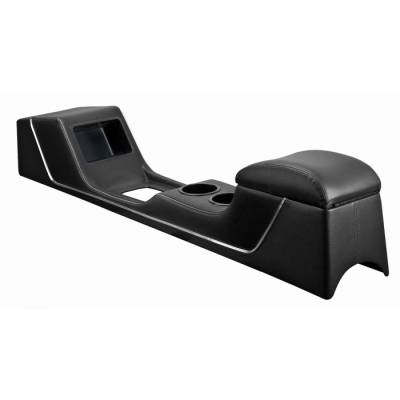 TMI Products - 1965-1966 Mustang SPORT R Full Length Console - (W/Factory Air) (Matte Finish - Matches SPORT R Upholstery)