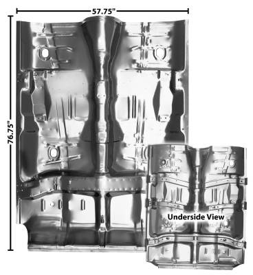 Dynacorn - Floor pan for 1968 - 1969 El Camino