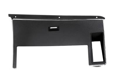 ACP - 72-73 Mustang Dash Trim w/ warning light hole, Black