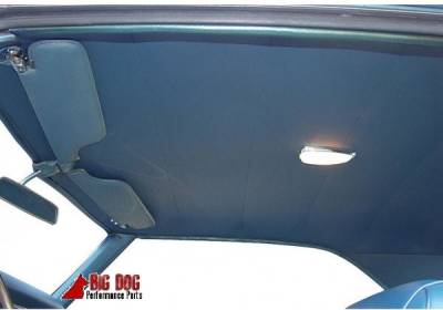 TMI Products - 1967 Chevelle Coupe Replacement Headliner Sail Panel and visor Kit