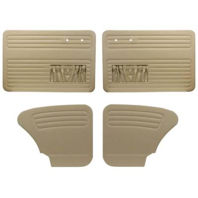 TMI Products - 1965 -1966 Volkswagen Bug Sedan Authentic Style Door Panels - Full Set w/Pocket