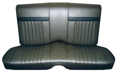 Distinctive Industries - 1968 Cougar Hardtop Front/Rear Bench Seat Upholstery - Decor Style