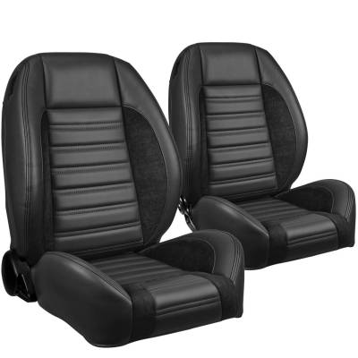 TMI Products - TMI Pro Series Sport R Low Back Bucket Seats for Chevelle, El Camino