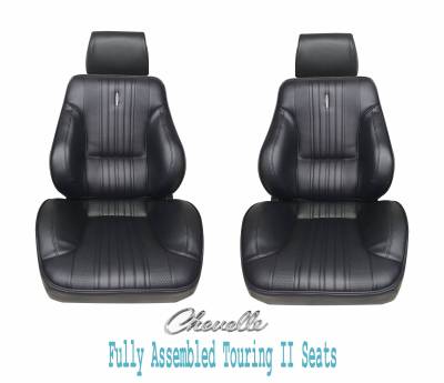 Distinctive Industries - 1970 Chevelle Touring II Front Bucket Seats Assembled w/Rear Seat Upholstery (Coupe)