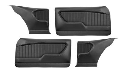 TMI Products - 1968 - 1972 Nova 2 door Coupe Molded Sport  Door & Rear Quarter Panel Set