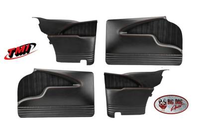 TMI Products - TMI Pro-Series Molded Door and Quarter Panel Set for 1955-57 Chevy Tri Five Two-Door Sedan