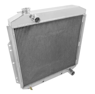 Champion Cooling Systems - Champion Four Row Radiator for 1953-1956 Ford Truck w/Chevy Configuration MC8356