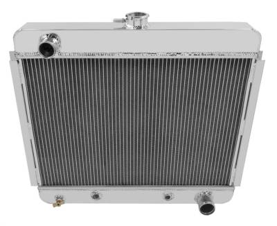Champion Cooling Systems - Champion Two Row Aluminum Radiator EC6267 for 62 - 67 Nova