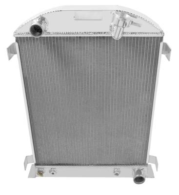 Champion Cooling Systems - Champion Cooling Three Row Aluminum Radiator for 32 Ford w/Chevy Engine CC3132