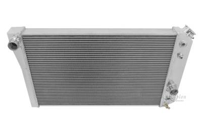 Champion Cooling Systems - Champion Two Row All Aluminum Radiator 84-90 Corvette/S10 V8 conversion EC829