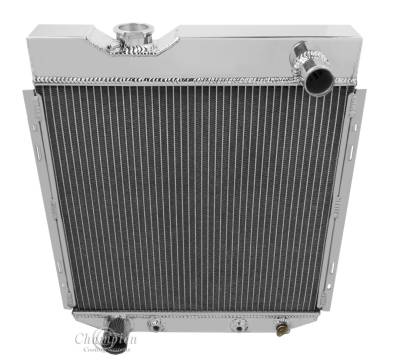 Champion Cooling Systems - Champion Cooling Four Row Aluminum Radiator for Ford Mustang Six Cylinder MC251